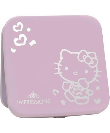 Hello Kitty Supercute Compact Mirror with Touch Sensor Switch - Lighted Makeup Mirror with LED Lights and 2X Magnifying Mirror Top (Pink) - Buy Online on GoSupps.com