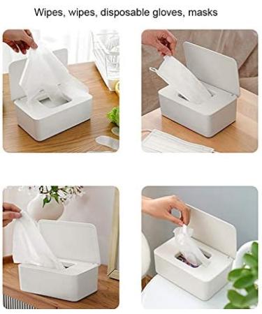 Tissue Box Tissue Dispenser Tissue Box Dry Wet Tissue Paper Case Wet Wipes Box Wet Wipes Storage Box Wipes Dispenser Box Care Baby Wipes Napkin Storage Box Wipes Dispenser Home - Buy Online on GoSupps.com