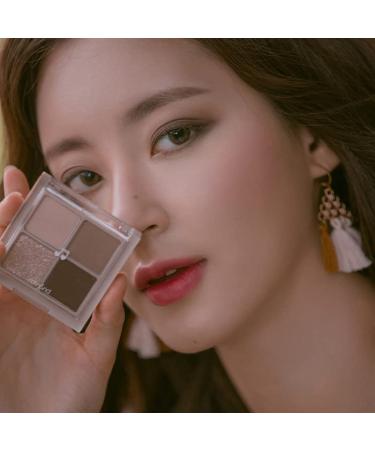 Rome & Romand Better Than Eyes 6 Color Eyeshadow Palette - Velvety Texture Long-Lasting Makeup Galaxy Pearl Glitter MLBB | M02 Dry Buckwheat Flower | 6g/0.21oz - Buy Online on GoSupps.com