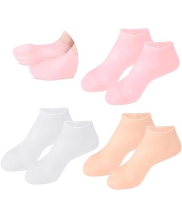 dijiusidy 3 Pairs Gel Moisturizing Socks Multifunctional Foot Pedicure Socks Repair Cracked Heel Protector Foot Care Tool L - Buy Online on GoSupps.com