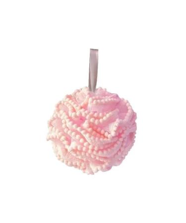 Bath Sponges for Adults Bath Sponge Mesh Pouf Bath Sponge Foam Loofah Sponge (Size : Pink)