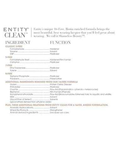 Entity Clean Kindred Spirit Purple Glitter Nail Lacquer 0.5 oz - Vegan, Cruelty-Free, Halal, Biotin-Infused - Buy Online on GoSupps.com