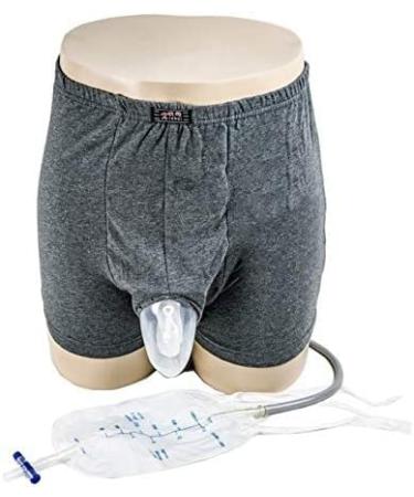 MHKGIOA Male Urinal - Wearable Men's Urinal with Elastic Waistband & Two 500ml Urine Collection Bag - Reusable Urine Collector(Random Color) (L) Large - Buy Online on GoSupps.com