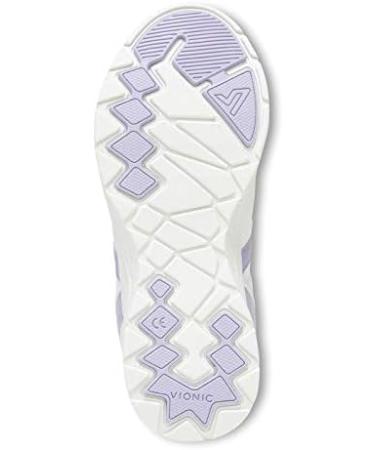 Vionic Women's Brisk Maren Leisure Sneakers - Orthotic Arch Support, 3-Zone Comfort, Medium & Wide Fit 9.5 White - Buy Online on GoSupps.com