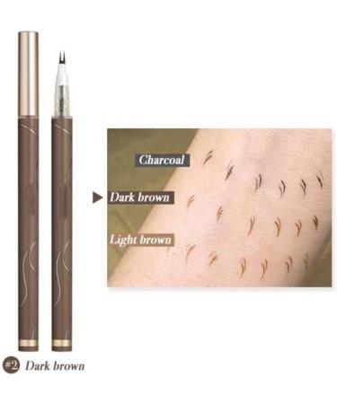 3PCS Double Tip Lower Lash Eyeliner Double Tip Lower Eyelash Pencil Waterproof Anti-Smudge Lashes Pencil Natural Lower Eyelashes Pen Super Slim Eye Liner (Dark Brown) - Buy Online on GoSupps.com
