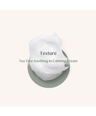 Tea Tree Soothing Calming Cream - Hydrating Moisturizer for Dry & Sensitive Skin | Korean Skincare (80ml) - Shop Internationally - Buy Online on GoSupps.com