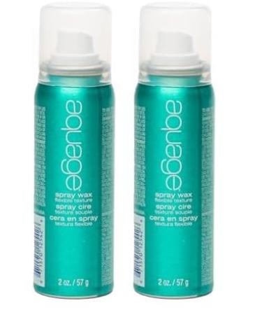 AQUAGE Spray Wax Flexible Texturizing Spray Travel Size 2 oz (Pack of 2) 2 Ounce (Pack of 2)