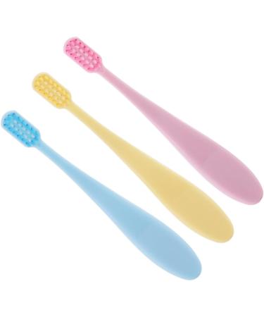 Gatuida 12-Part Soft Manual Toothbrush Set for Maternity Kids & Travel | Gentle Tongue Scraper & Training Brush - Buy Online on GoSupps.com