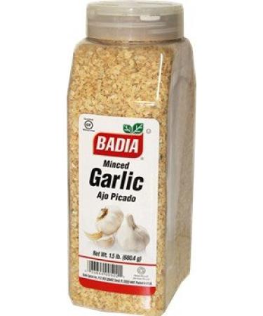Minced garlic, dry by Badia 1.5 lb Dispenser Container
