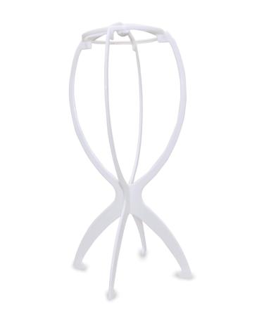 Luttmann wig stand WIG stood in white instead of styrofoam head - for all wigs turbans headgear and hats - perfect for travel - Buy Online on GoSupps.com
