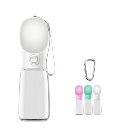 Cotop water bottle dogs on the go portable dog drinking bottle for small big dog travel hiking plastic dog bottle accessories for pets (550ml white)