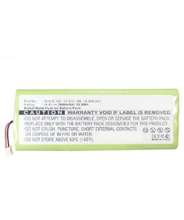 Synergy Digital Remote Control Battery Compatible with Ozroll Smart Drive Smart Control 10 Remote Control (Ni-MH 14.4V 2000mAh) Replacement for Ozroll 15.200.001 15.910.185 15.910.195 Battery