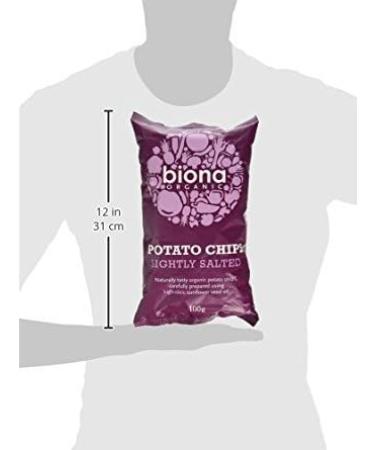  Biona Biona Organic Potato Chips and Sea Salt 100g - Pack of 4 - Buy Online on GoSupps.com