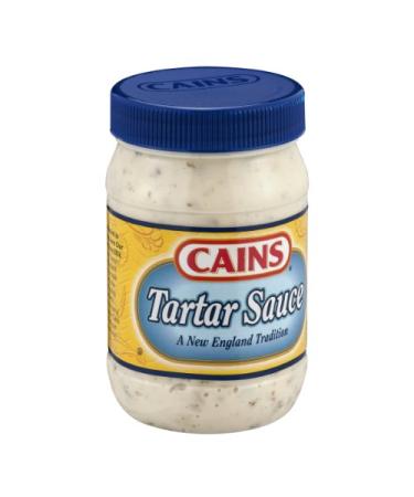 Cains Tartar Sauce, 15 FL OZ Jar 15 Fl Oz (Pack of 1)