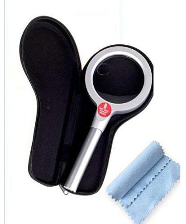 10 Times Hand-Held Magnifying Glass Led20 Times with Lamp Elderly Hd Optical Lens Reading Reading Lofty Ambition - Buy Online on GoSupps.com