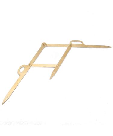 Gold Eyebrow Stencil Ruler for Positioning and Shaping - Stainless Steel Microblading Tool - Buy Online on GoSupps.com