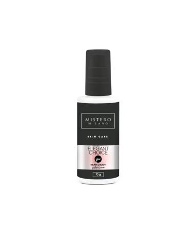 Mistero Milano Parliamented body and hand cream Elegant Choice with particles - intense and deep calming and moistening - improves the strength of the skin on hands and feet - 70g 70 g (1 Pack) Elegant choice