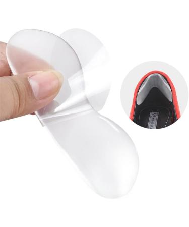GEL Heel Cushion Inserts - Anti-Wear Foot Protectors for Women | Comfort for Spurs & Blisters - Large Clear - Buy Online on GoSupps.com
