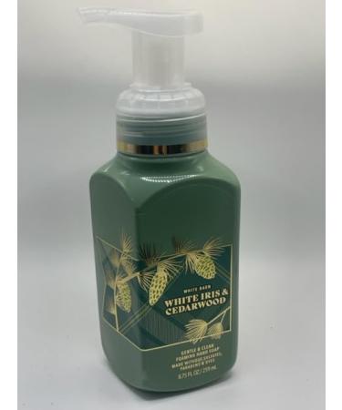 White Iris Cedarwood Gentle Foaming Hand Soap 8.75 Ounce Full Size Pump Bottle