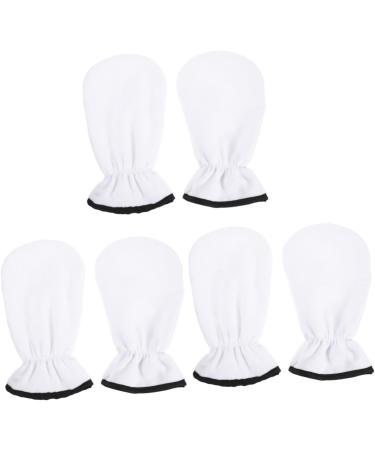 FOMIYES 3 Pairs Maintenance Essential Oil Gloves Hand Warmers Gloves Hand Mask Gloves Paraffin Wax Hand Cover Hot Wax Paraffin Gloves Heat Preservation Gloves Spa Mittens White - Buy Online on GoSupps.com
