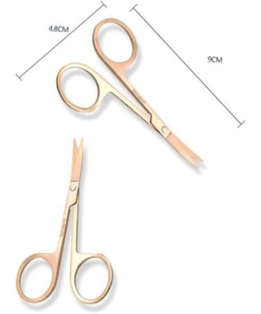 NOLITOY Stainless Steel Nose Hair Trimmer - Curved Design for Nose & Beard Grooming - Essential Beauty Tool for Men & Women - Buy Online on GoSupps.com