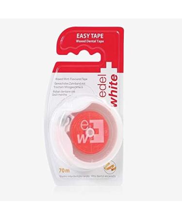 edel+white Easy Tape Dental Floss Waxed - 4 Pieces | International Shipping Available - Buy Online on GoSupps.com