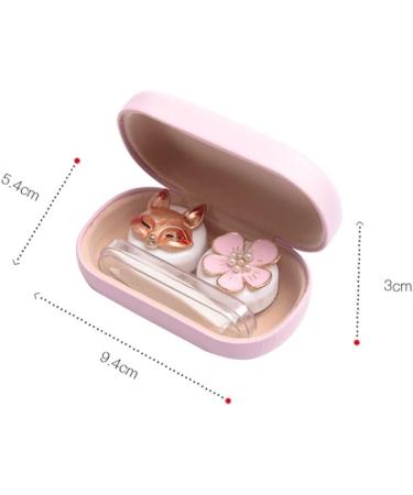 Xming Invisible Myopia Glasses Box for Women - Cute Pink Storage Box & Cosmetic Case - Stylish Eye Care Companion - Buy Online on GoSupps.com