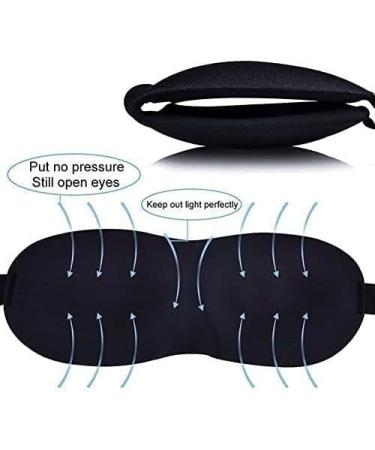3D Eyeshade Sleep Mask | Natural Eye Sleeping Mask for Men and Women | Soft Blindfold for Travel | Multicolor | 1 Count - Buy Online on GoSupps.com