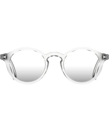 LONDON MOLE Graduate Reading Glasses | Stylish Round Eyewear for Men & Women | Unisex Cool Readers with Spring Hinges | +1.5 Magnification - Buy Online on GoSupps.com
