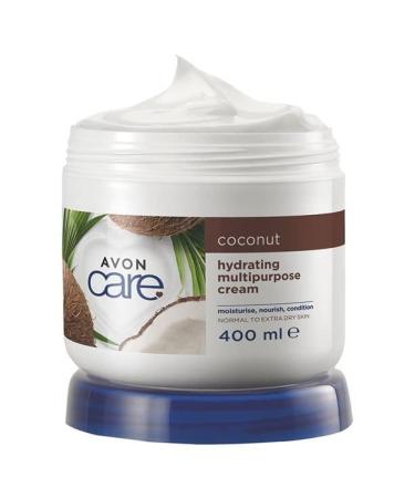 Avon Nourishing Moisture Coconut Oil Cream - Multi-Purpose 400ml for Face Hands & Body - International Shipping Available - Buy Online on GoSupps.com