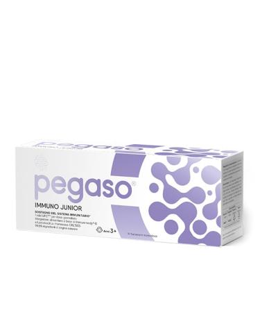PEGASO Pegaso IMMUNO JUNIOR 14 Vials - Immune System Support with IMMUNOREMEDY-A and Bifidocaterium lactis 2 mld CFU