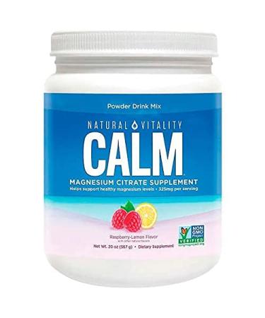 Natural Vitality Calm Magnesium Citrate Powder  20 Ounces