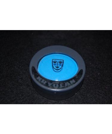Kryolan 2.5 Gram UV Blacklight Reactive Pressed Powder Eye Shadow- BLUE