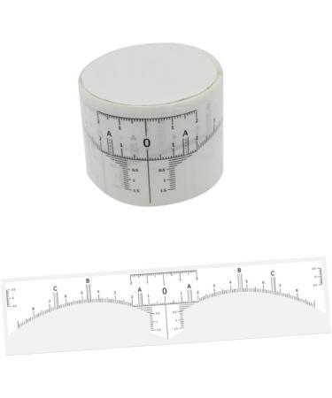 NOLITOY Brow Ruler Sticker Eyebrow Ruler Sticker Grooming Brow Measuring Makeup Stencil Vernier Caliper Tool Mini Eyebrow Card - Buy Online on GoSupps.com