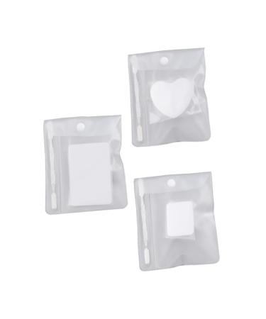 VILLCASE 3 Sets Ring Palette Polish Mix Nails Accessories Nail Art Display Makeup Mixing Palette Nail Palette Make up Kit Nail Art Polish Nail Art Ring Tool Mini Stainless Steel Material As Shown 7.6x5.1cm