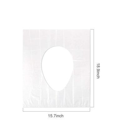 Disposable Toilet Seat Covers - 60 Pack for Travel & Potty Training - Kid-Friendly Packaging - Adult-Sized - Buy Online on GoSupps.com