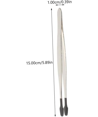 Doitool Flat Tweezers - Rubber Soldering Tweezette for Hair & Precision Grooming | International Shipping Available - Buy Online on GoSupps.com