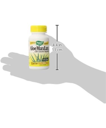 Nature's Way Aloemaxlax Capsules 100 Count - Vegetarian with Cascara Sagrada - Digestive Support - Buy Online on GoSupps.com