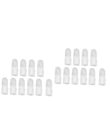 Healeved 20 Pcs Nail Clip Cap Polish Shield Nail Protector Snoods for Women Hair Nail Art Tools Orange Cheer Bow Nail Art Tips Manicure Cover Nail Art Diy Tools Manicure Tools Manicure Set mediumx2pcs As Shownx2pcs