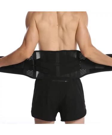 Buy Lumbar Support for Men & Women | Comfortable Back Pain Relief | Double Fit (M: 75-95 cm) - Buy Online on GoSupps.com