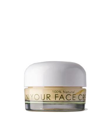 IN YOUR FACE CREAM - 100% Natural Anti-Aging Face Cream - Travel Size