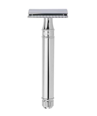 Edwin Jagger DE Safety Razor Extra Long' Handle Chrome