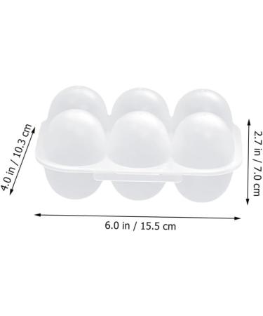 Zerodeko 2pcs Egg Storage Box Plastic Trays Eggs Fridge Egg Holder Egg Holder Dispenser Flat Shoes Organizer - Buy Online on GoSupps.com
