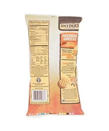 Snyder's of Hanover Pretzel Sandwiches - Cheddar Cheese - 8 oz (2 Pack) - Buy Online on GoSupps.com