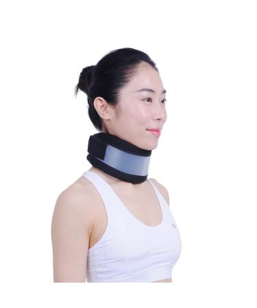 Adjustable Neck Collar for Neck Pain Relief | Healifty Halsrause - Spondylitis Support & Sleep Aid (Black) - International Shipping Available - Buy Online on GoSupps.com