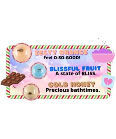 Happy Day Fizzers Aromatherapy 9-Piece Large Bath Bomb Gift Set for Women - Relaxing Home Spa Gifts for Mom - Perfect for Birthday or Christmas (Sweet Escape) - Buy Online on GoSupps.com