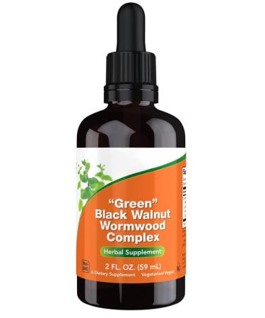 Botanical Digestive and Cleansing Support Black Walnut Liquid Herbal Formula 59 ml