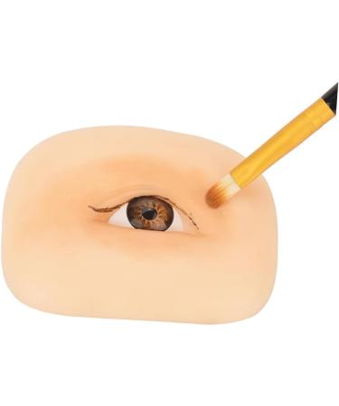 Professional Artificial Eye Washable Make Skin Fake Up Flexible Training Makeup Shadow Reusable 6.9x5.2cm As Shown 2 - Buy Online on GoSupps.com