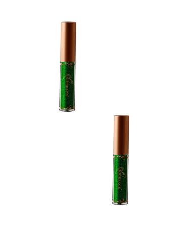 POPETPOP 2pcs Color Eyeliner Liquid Eyeshadow Glitter Women Eyeliner Eye Shadow Pearlescent Miss Set 1 count (Pack of 1) 08x2pcs