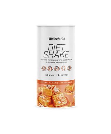 BioTechUSA Diet Shake: Salted Caramel Flavour Replacement Meal. 720g format.